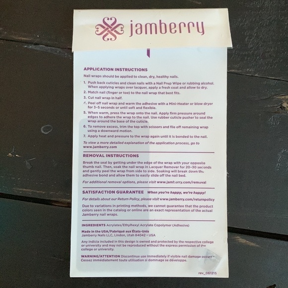 Jamberry Partial Sheet Nail Wraps - Into the North - Picture 5 of 10